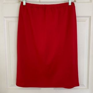 Red Pencil Skirt NWOT